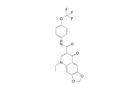 [1,3]dioxolo[4,5-g]quinoline-7-carboxamide, 5-ethyl-5,8-dihydro-8-oxo-N-[4-(trifluoromethoxy)phenyl]-