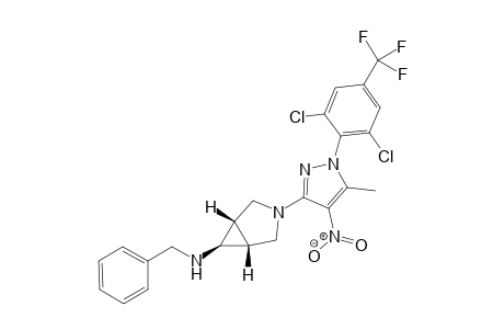 (1R,5S)-(N)-Benzyl-3-(1-(2,6-dichloro-4-(trifluoromethyl)phenyl)-5-methyl-4-nitro-1H-pyrazol-3-yl)-3-azabicyclo[3.1.0]hexan-6-amine