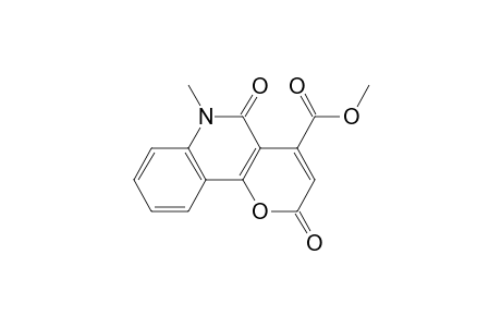 Methyl 6-methyl-2,5-dioxo-5,6-dihydro-2H-pyrano[3,2-c]quinoline-4-carboxylate