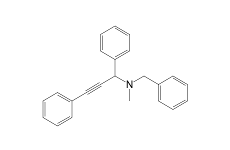 N-Benzyl-N-methyl-1,3-diphenylprop-2-yn-1-amine