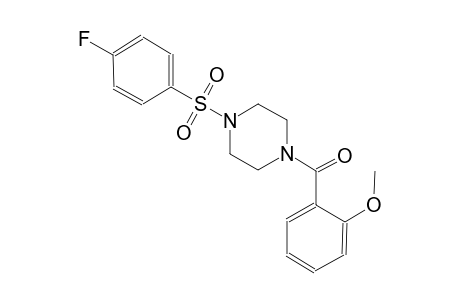 piperazine, 1-[(4-fluorophenyl)sulfonyl]-4-(2-methoxybenzoyl)-