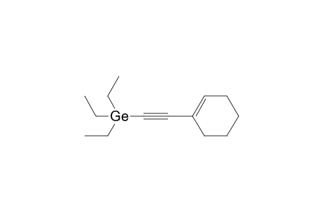 1-(Cyclohexenyl)-2-(triethylgermyl)ethyne
