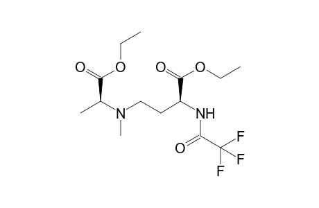 (S)-N-[(S)-3-Ethoxycarbonyl-3-(trifluoroacetylamino)propyl]-N-methylalanine ethyl ester