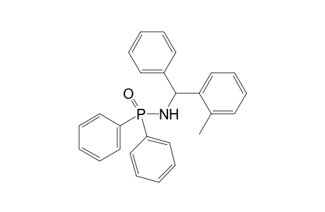 N-[Phenyl(o-tolyl)methyl]-P,P-diphenyl-phosphinamide