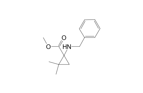 1-(benzylamino)-2,2-dimethyl-cyclopropanecarboxylic acid methyl ester