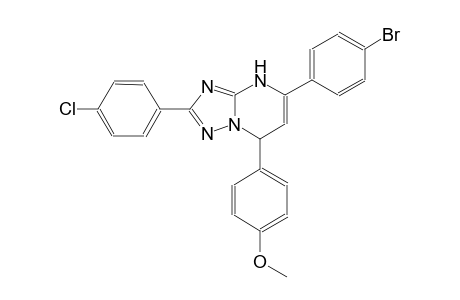 5-(4-bromophenyl)-2-(4-chlorophenyl)-7-(4-methoxyphenyl)-4,7-dihydro[1,2,4]triazolo[1,5-a]pyrimidine