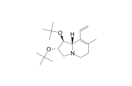 (1S,2S,8aS)-1,2-Di-tert-butoxy-7-methyl-8-vinyl-1,2,3,5,6,8a-hexahydroindolizine