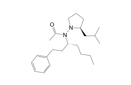 (2L,3'u)-1-(N-Methoxycarbonyl-3-(1-phenylheptylamino))-2-(2-methylpropyl)pyrrolidine