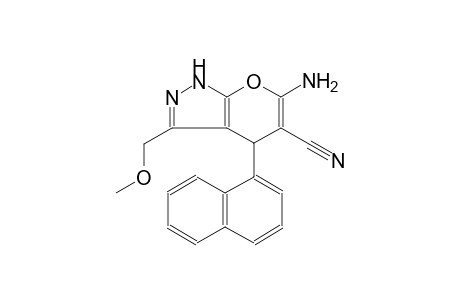 pyrano[2,3-c]pyrazole-5-carbonitrile, 6-amino-1,4-dihydro-3-(methoxymethyl)-4-(1-naphthalenyl)-