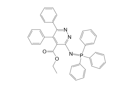 5,6-diphenyl-3-(triphenylphosphoranylideneamino)-4-pyridazinecarboxylic acid ethyl ester