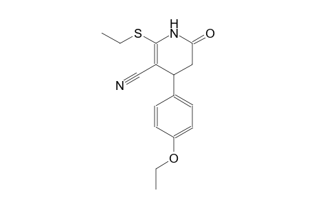 3-pyridinecarbonitrile, 4-(4-ethoxyphenyl)-2-(ethylthio)-1,4,5,6-tetrahydro-6-oxo-