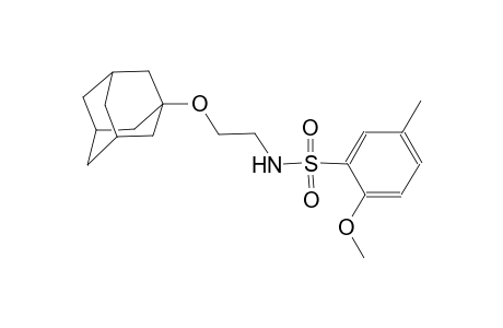 Benzenesulfonamide, N-[2-(adamantan-1-yloxy)ethyl]-2-methoxy-5-methyl-