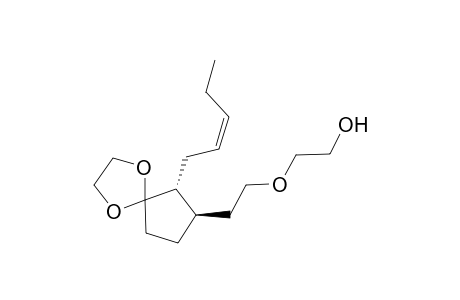 2-{2-(2-Pent-2-enyl-1,4-dioxaspiro[4.4]nonan-7-yl)ethoxy}ethanol