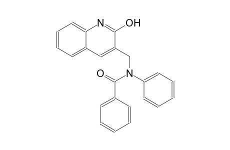 N-[(2-hydroxy-3-quinolinyl)methyl]-N-phenylbenzamide