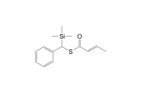 S.alpha.-Trimethylsilylbenzyl (E)-Thiocrotonate