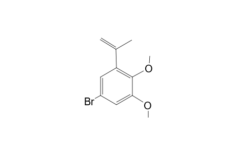 5-Bromanyl-1,2-dimethoxy-3-prop-1-en-2-yl-benzene
