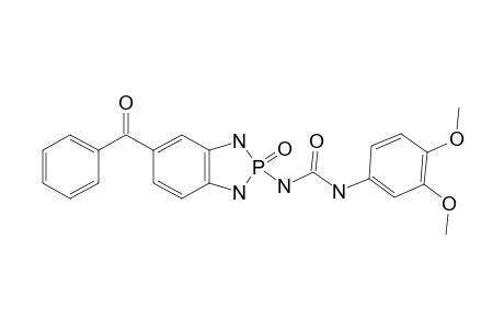 N-(3,4-DIMETHOXYPHENYL)-N'-(2,3-DIHYDRO-2-OXIDO-5-BENZOYL-1H-1,3,2-BENZODIAZAPHOSPHOL-2-YL)-UREA