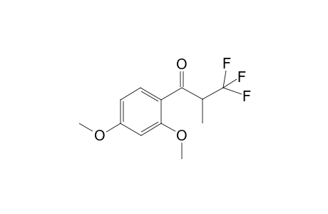 1-(2,4-dimethoxyphenyl)-3,3,3-trifluoro-2-methylpropan-1-one