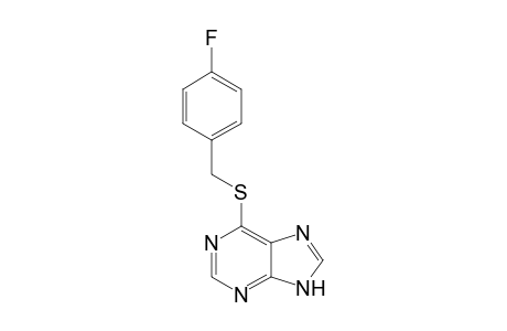 6-(p-Fluorobenzyl)sulfanyl-9H-purine