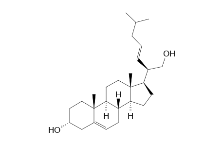 (22E,20R)-cholesta-5,22-diene-3.alpha.,21-diol