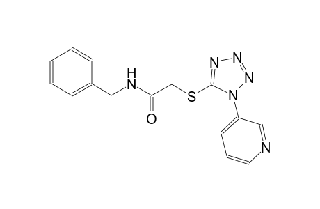 N-benzyl-2-{[1-(3-pyridinyl)-1H-tetraazol-5-yl]sulfanyl}acetamide