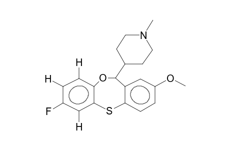 8-METHOXY-2-FLUORO-6-(1-METHYL-4-PIPERIDYL)-6H-DIBENZ[B,E]-1,4-OXATHIEPIN