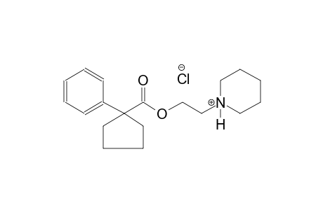 piperidinium, 1-[2-[[(1-phenylcyclopentyl)carbonyl]oxy]ethyl]-, chloride