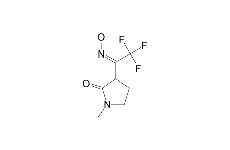 1-METHYL-3-TRIFLUOROACETYL-2-PYRROLIDINONE-OXIME;MAJOR-ISOMER