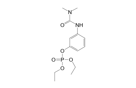 Phosphoric acid, diethyl ester, ester with 3-(m-hydroxyphenyl)-1,1-dimethylurea