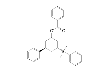 (1RS,3RS,5SR)-and-(1SR,3RS,5SR)-3-Dimethyl(phenyl)silyl-5-phenylcyclohexyl benzoate