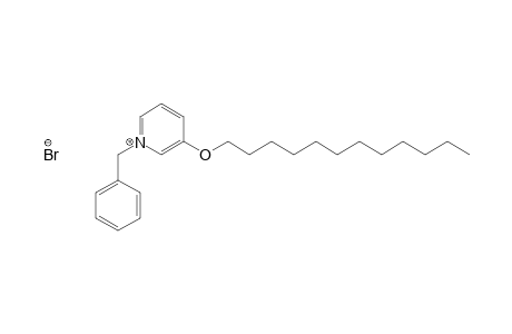 Pyridinium, 3-(dodecyloxy)-1-(phenylmethyl)-, bromide