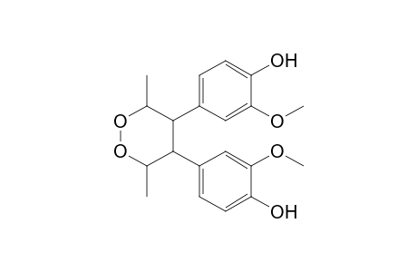 3,6-Dimethyl-4,5-bis(4-Hydroxy-3-methoxyphenyl)-1,2-dioxane