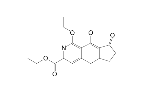 1-ETHOXY-3-(ETHOXYCARBONYL)-5,5A,7,8-TETRAHYDRO-9-HYDROXY-6H-CYCLOPENTA-[G]-ISOQUINOLIN-8-ONE
