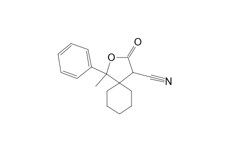 1-Methyl-3-oxo-1-phenyl-2-oxaspiro[4.5]decane-4-carbonitrile