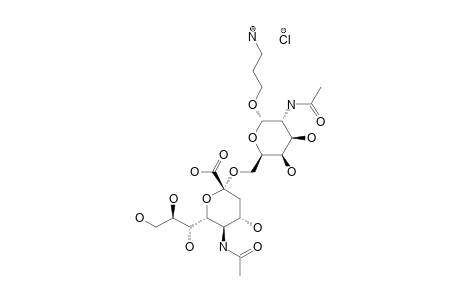 3-AZIDOPROPYL-[(3,5-DIDEOXY-5-ACETAMIDO)-D-GLYCERO-D-GALACTO-NON-2-ULOSONIC-ACID]-(2->6)-O-2-ACETAMIDO-2-DEOXY-D-GALACTOPYRANOSIDE-HYDROCHLORIDE