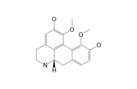 HERNOVINE;2,10-DIHYDROXY-1,11-DIMETHOXY-NORAPORPHINE