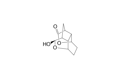 8-Hydroxy-7,13-dioxatetracyclo[6.3.0.0(1,6).0(2,3)]tridecan-12-one