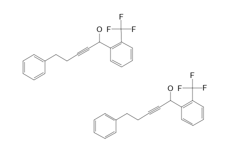 1-(2-TRIFLUOROMETHYLPHENYL)-5-PHENYL-PENT-2-YN-1-OL