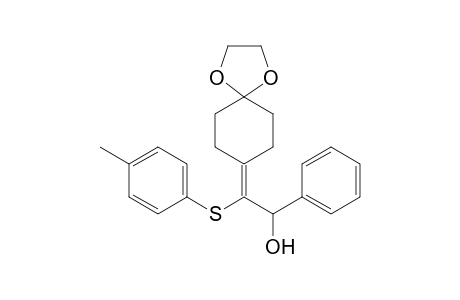 2-(1,4-dioxaspiro[4.5]dec-8-ylidene)-1-phenyl-2-(p-tolylsulfanyl)ethanol