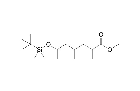 Methyl 6-(tert-butyldimethylsilyloxy)-2,4-dimethylheptanoate