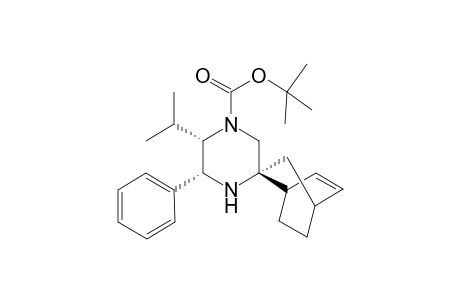 endo-6-Isopropyl-5-phenyl-1-(tert-butoxycarbonyl)-1,2,3,4,5,6-hexahydropyrazine-3-spiro-1'-bicyclo[2.2.2]oct-7'-ene