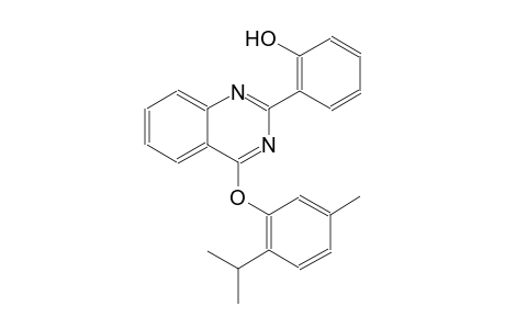 2-[4-(2-isopropyl-5-methylphenoxy)-2-quinazolinyl]phenol