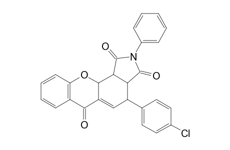 (exo / endo)-1,3-Dioxo-2-phenyl-4-(p-chlorophenyl)-3a,4,11a,11b-tetrahydropyrrolo[3,4-c]xanthone