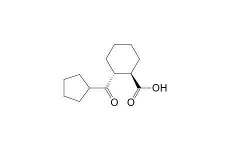 Cyclohexanecarboxylic acid, 2-(cyclopentylcarbonyl)-, trans-