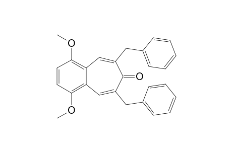 1,4-Dimethoxy-6,8-bis(phenylmethyl)-7-benzo[7]annulenone