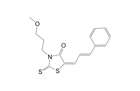 4-thiazolidinone, 3-(3-methoxypropyl)-5-[(2E)-3-phenyl-2-propenylidene]-2-thioxo-, (5E)-