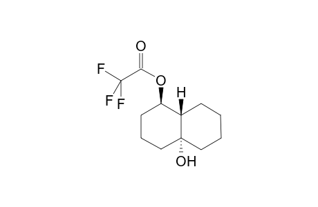 (1R*,5R*,6S*)-1-Hydroxybicyclo[4.4.0]dec-5-yl Trifluoroacetate