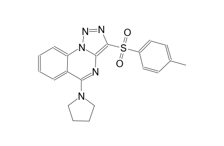 [1,2,3]triazolo[1,5-a]quinazoline, 3-[(4-methylphenyl)sulfonyl]-5-(1-pyrrolidinyl)-
