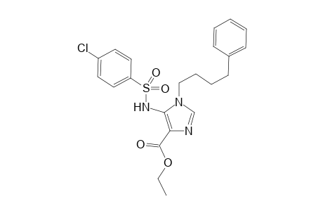 5-(4-Chlorophenylsulfonylamino)-1-(4-phenylbutyl)-1H-imidazole-4-carboxylic acid ethylester