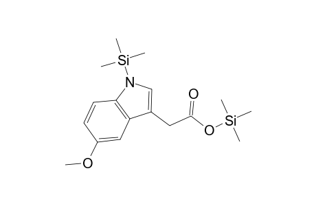 1H-Indole-3-acetic acid, 5-methoxy-1-(trimethylsilyl)-, trimethylsilyl ester